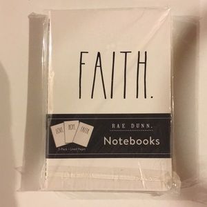 Rae Dunn Notebook 3 Pack